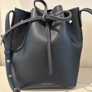 Mansur Gavriel Navy Bucket Bag